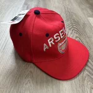 Arsenal Soccer Football Hat Red Snapback Cap OSFA Officially Licensed NWT